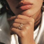 Triple Cluster Crossover Diamond Ring