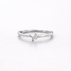 Butterfly Whisper Ring Silver