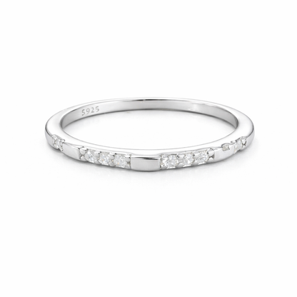 Classic Petite Spark Band Silver