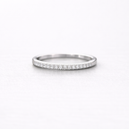 Eternal Pave Band Ring Silver