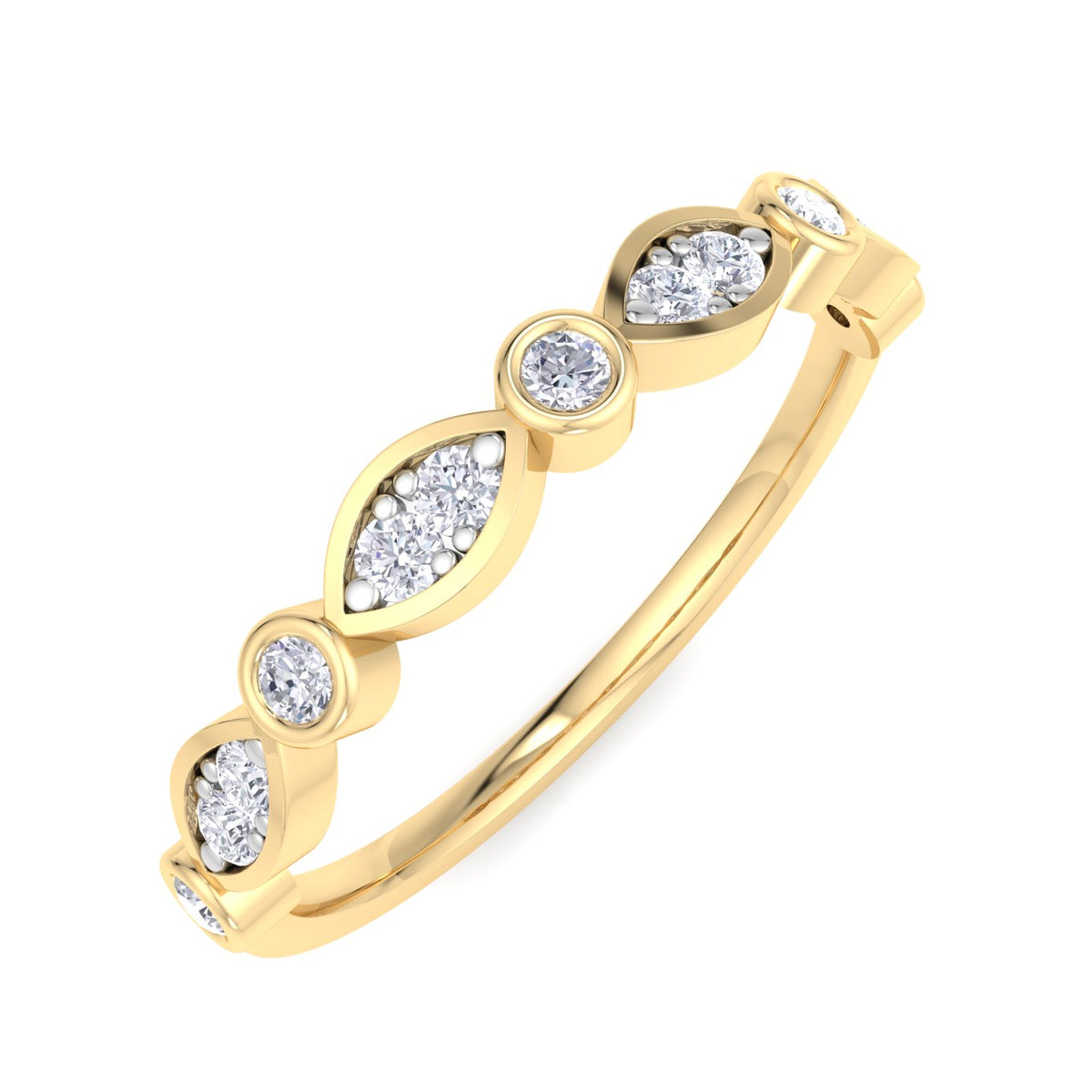Vintage Marquise Diamond Eternity Ring